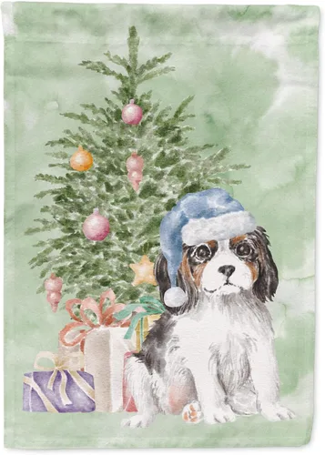 Miniatura 47 de Caroline's Treasures CK8213GF Bulldog Inglés #2 Regalos de Navidad y árbol de jardín Bandera de buzón Bandera decorativa para patio exterior, patio