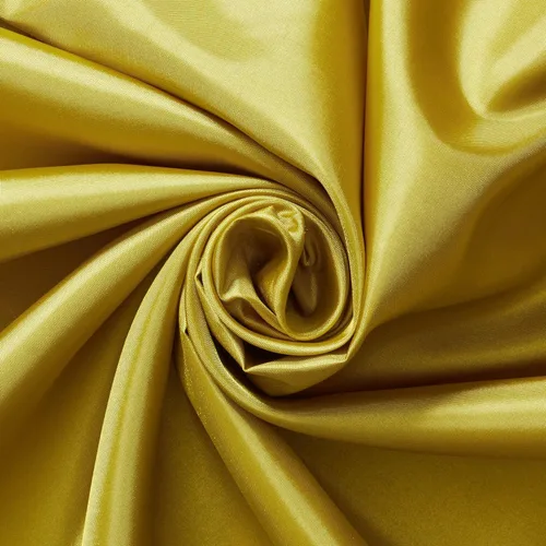 Miniatura 23 de The Yard - Tela de forro de seda de poliéster de 58/60 pulgadas, ligera, Habutai de poliéster para coser ropa, accesorios y más, color dorado