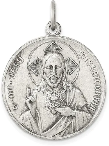 Miniatura 4 de Collar de plata de ley 925 con dije de medalla de Nuestra Señora del Santo Escapular joyería fina para mujer regalos para ella