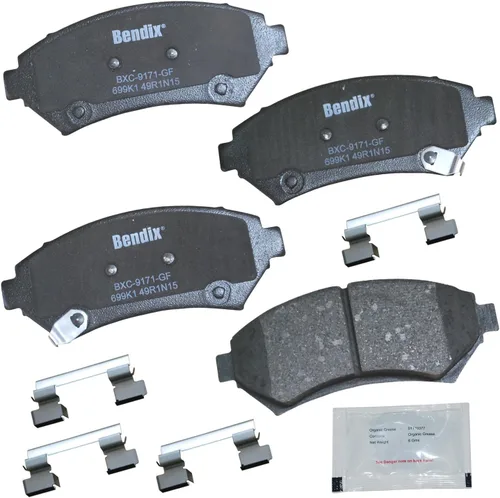 Miniatura 100 de Pastillas de freno delanteras cerámicas Bendix Priority1 CFC2302 para Hyundai Elantra 2021, Sonata 2022-2020, Kia K5 2023-2021