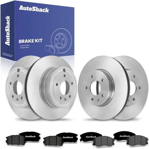 Miniatura 12 de AutoShack Kit de Rotores de Freno Delanteros y Traseros con Pastillas de Freno Cerámicas de Reemplazo para Saturn Vue, Pontiac Torrent, Suzuki XL-7