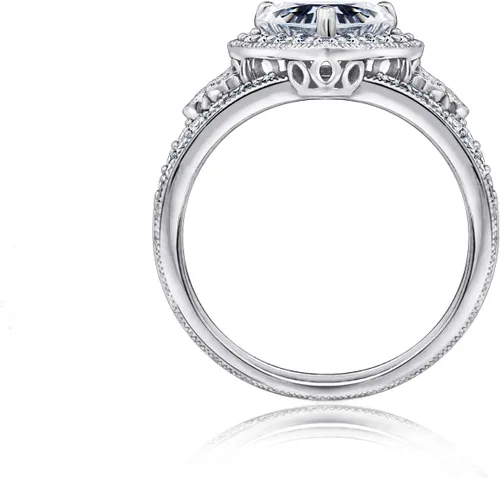 Miniatura 18 de Amazon Essentials Anillo antiguo de plata de ley chapada en platino con circonita cúbica Infinite Elements (anteriormente colección Amazon)