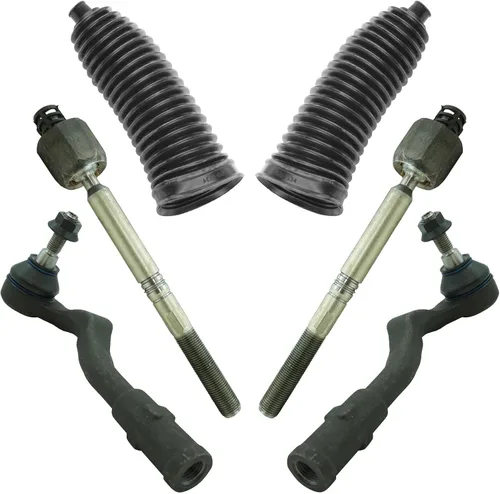 Miniatura 91 de TRQ Kit de dirección interior y exterior para lado del conductor y del pasajero delantero, con cremallera de dirección y fuelle de piñón compatible