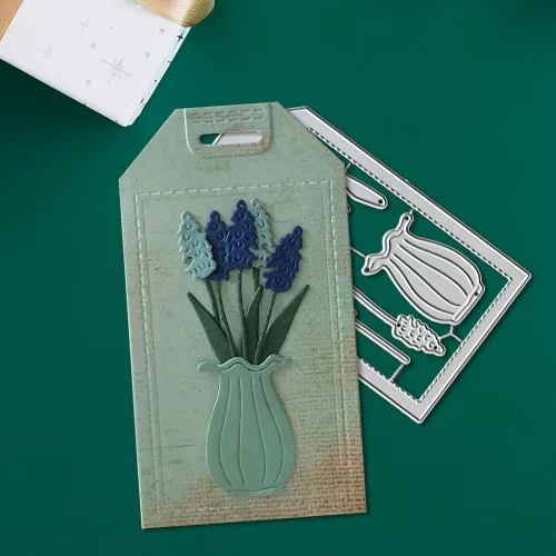 Miniatura 13 de Lapoo Troqueles de Corte de Metal de Fondos 3D con Marco para Álbumes de Recortes, Nuevos Troqueles de Corte DIY para Hacer Tarjetas de Álbum, En