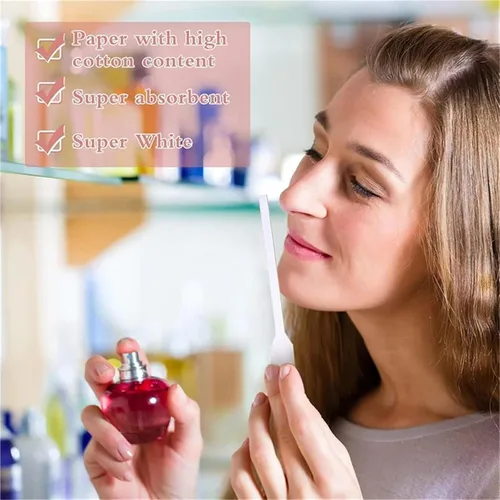 Miniatura 2 de Disposable Perfume Test Strips 1800 Pieces Fragrance Strips Perfume Test Disposable White Blotter Essential Oils