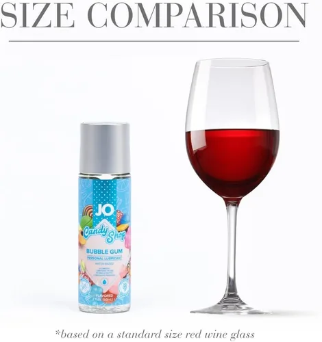 Miniatura 3 de JO H2O - Lubricante personal comestible a base de agua para parejas, sin azúcar, 2 onzas líquidas