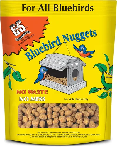 Miniatura 13 de C&S Pepitas de sebo para pájaros carpinteros, comida para pájaros silvestres al aire libre para pájaros carpinteros, parpadeo y más, 27 onzas