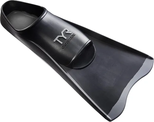 Miniatura 7 de TYR Crossblade Fins 2.0 - Aletas de natación de goma natural duraderas de hoja corta para entrenamiento de fuerza, velocidad y resistencia de piernas