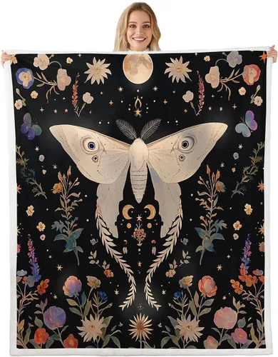 Miniatura 15 de Manfei Fish Throw Blanket Blue Camouflage American Flag Bed Blanket for Kids Boys Girls Room Decor, Fishing Theme Blanket for Couch Sofa, Soft and