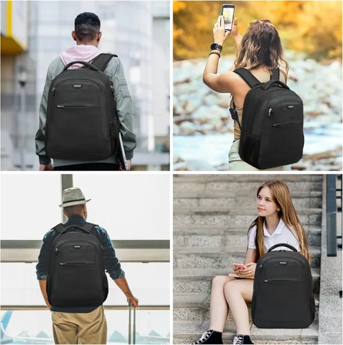 Miniatura 7 de BIKROD Mochila para hombres y mujeres, mochila escolar para niños, resistente al agua, para viajes de negocios, laptop, para laptop de 15.6 pulgadas