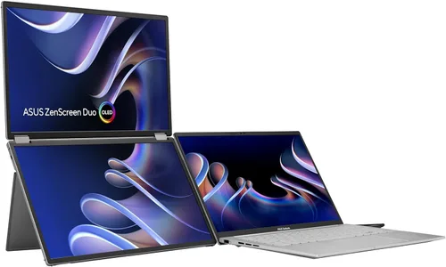 Miniatura 18 de ASUS ZenScreen Duo OLED 360° Monitor Portátil Plegable (MQ149CD) - Dual de 14 pulgadas, 16:10, 1920x1200, DisplayHDR400 True Black, 100% DCI-P3