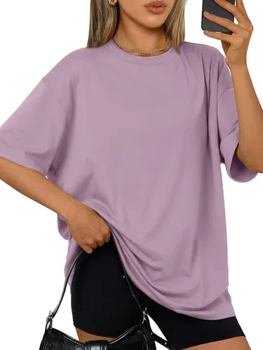 Trendy Queen - Camisetas de entrenamiento de moda para mujer, camisetas atléticas de manga corta para verano y primavera, disponibles en tallas