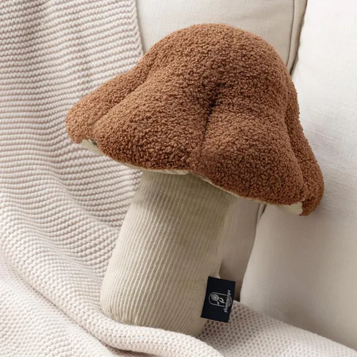 Miniatura 8 de Phantoscope Almohada Decorativa en Forma de Hongo, Almohadas Decorativas de Vellón Teddy Suave en Forma de Hongo, Lindo Cojín en Forma 3D para Sofá