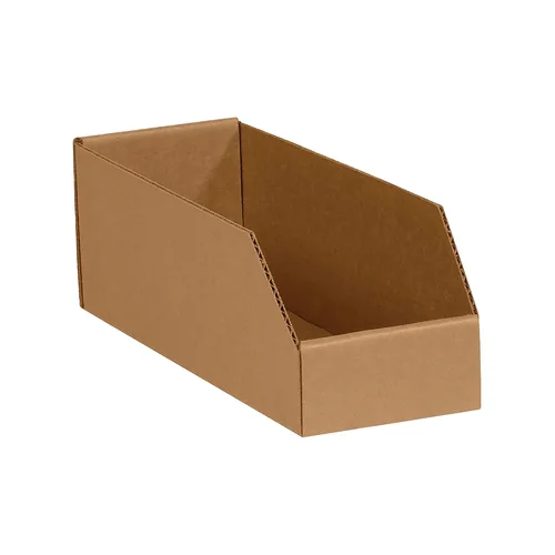 Miniatura 4 de Box USA Contenedores de almacenamiento medianos de 2 pulgadas de largo x 12 pulgadas de ancho x 4 1/2 pulgadas de alto, paquete de 50 unidades, caja