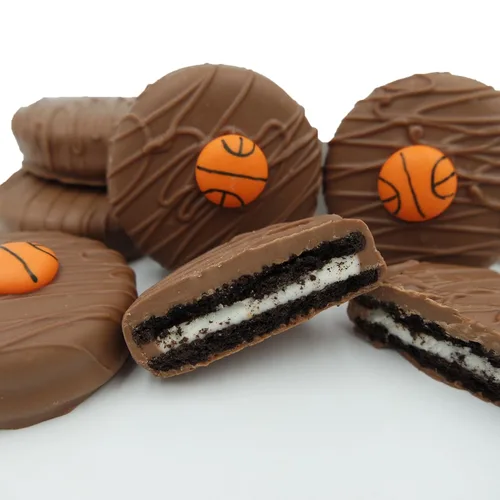 Miniatura 10 de Galletas de la marca Philadelphia Candies cubiertos por ambos lados de chocolate negro y con leche, y crema de cacahuete de la marca Nutter Butter