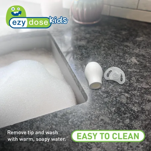 Miniatura 4 de Ezy Dose Aspirador nasal para niños con punta suave, alivio de senos nasales y succión de moco para bebés y niños pequeños, amigos nasales, cómodo