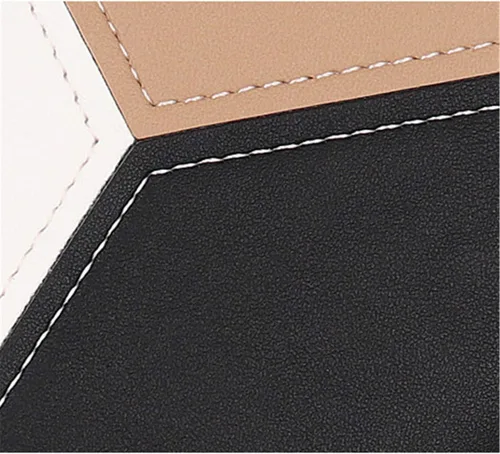 Miniatura 5 de Cartera larga de piel sintética para mujer, con múltiples ranuras para tarjetas y compartimento espacioso