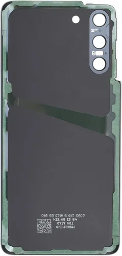 Miniatura 2 de Phantom - Cubierta de plástico gris para Samsung Galaxy S21 con marco de cámara trasera, cubierta de cristal de la cámara trasera, kit