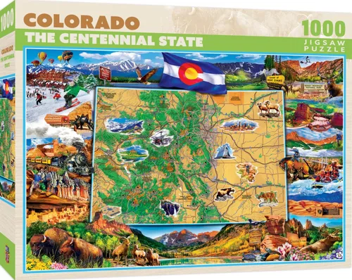Miniatura 9 de MasterPieces National Parks Maps - Rompecabezas de 1000 piezas para adultos, familia o jóvenes - Parques Nacionales de Estados Unidos por Anderson