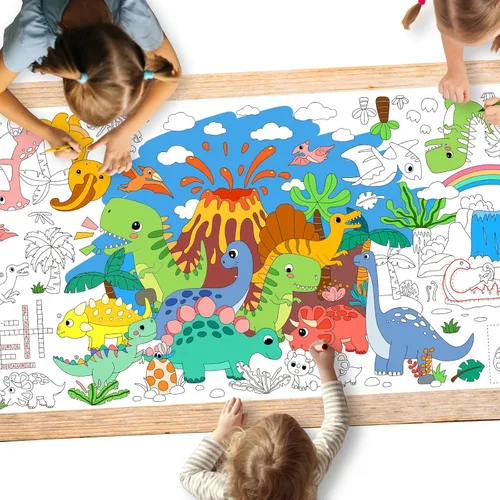 Miniatura 11 de Gatherfun Póster de Actividades para Fiesta de Pascua - 31.5 x 72 Pulgadas, Fiesta de Pascua Feliz, Pancarta de Papel Versátil