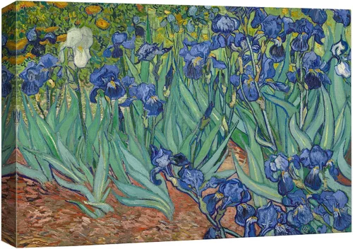 Miniatura 8 de Van Gogh - Lienzo con diseño giclée de olivos con cielo amarillo y sol, arte de pared de galería, estirado y enmarcado, listo para colgar, 24 x 36