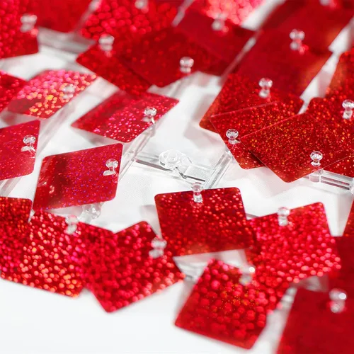 Miniatura 2 de Telón de fondo rojo iridiscente, paneles de fondo de pared brillante, fondo de Navidad para despedida de soltera, despedida de soltera, escenario