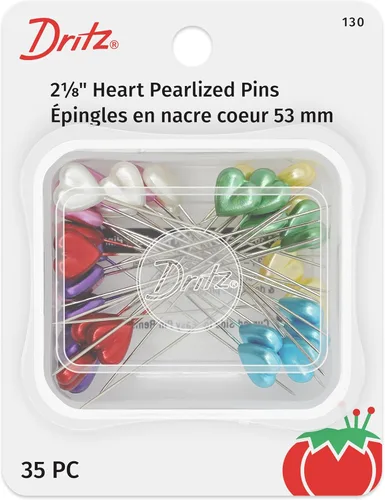 Miniatura 4 de Dritz 68-9 pines perlados, largos, blancos, 1-1/2 pulgadas (100 unidades)