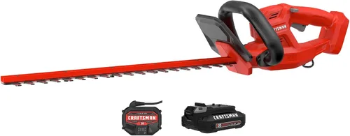 Miniatura 10 de CRAFTSMAN V20 - Kit de recortadora de césped manual inalámbrica y mini cortasetos (CMCSS800C1)