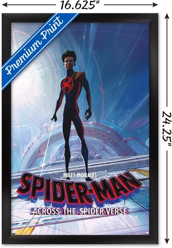 Miniatura 3 de Marvel Spider-Man: Across The Spider-Verse - Miles Morales - Póster de pared de una hoja, 22.4 pulgadas de largo x 14.7 pulgadas de ancho, versión