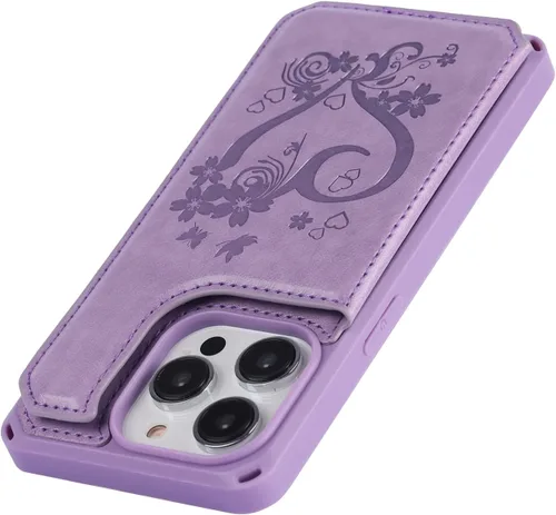 Miniatura 8 de Cavor Funda tipo cartera para iPhone 14 Pro Max con tarjetero, funda para teléfono iPhone 14 Pro Max para mujeres y hombres, funda 14ProMax
