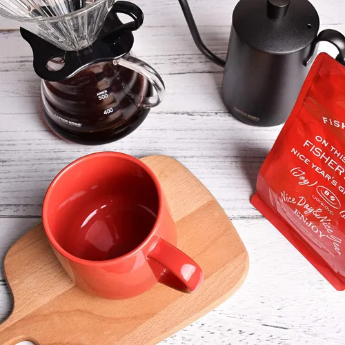 Miniatura 4 de Bosmarlin Juego de 2 tazas de café de cerámica brillante, taza de té para oficina y hogar, 18 onzas, adecuadas para lavavajillas y microondas