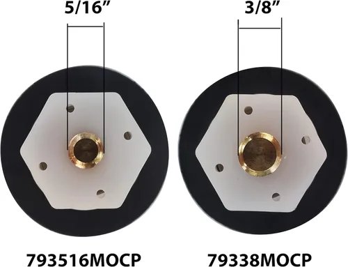 Miniatura 6 de Westbrass 793516MOCP-100 Tapón de drenaje de bañera de repuesto con vástago de 5/16 pulgadas, cromo pulido (paquete de 100)