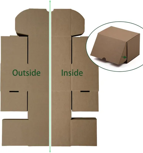 Miniatura 4 de Juego de 25 cajas de envío de 6 x 4 x 4 pulgadas, cajas de cartón corrugado marrón para embalaje de pequeñas empresas