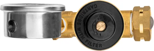 Miniatura 6 de renator M11-0660R regulador de presión de agua. Regulador de presión de agua ajustable sin plomo de latón con manómetro para caravanas, sin plomo