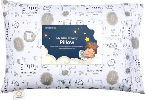 Miniatura 16 de KeaBabies - Almohada con funda para niños pequeños, almohada My Little Dreamy de 13 x 18 pulgadas (ABC Land)