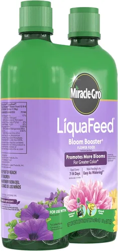 Miniatura 6 de Miracle-Gro LiquaFeed Bloom Booster - Recambios de alimentos para flores, fertilizantes para plantas, 16 onzas líquidas, 2 botellas/paquete
