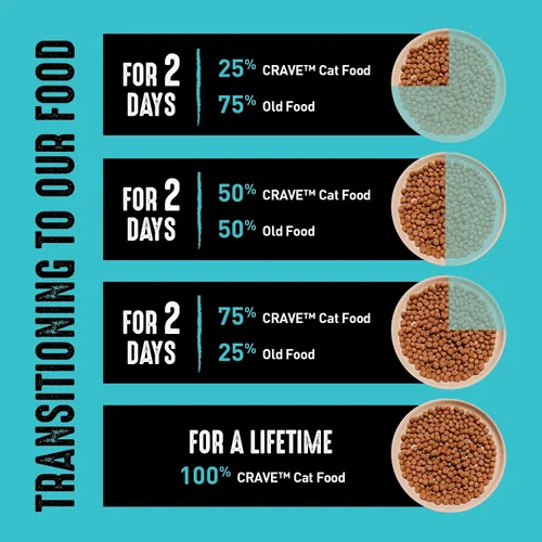 Miniatura 7 de CRAVE Alimento seco natural para gatos adultos con alto contenido de proteínas, sin cereales, con proteína de salmón y pescado del océano, bolsa