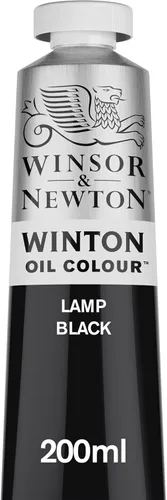 Winsor & Newton Tubos de pintura Winton de aceite Lámpara Negra