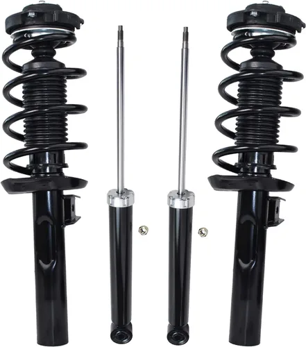 Miniatura 96 de Detroit Axle - Amortiguadores de puntales para Nissan Sentra 2007-2012 [Base S SL SR] Puntales delanteros completos con amortiguadores traseros