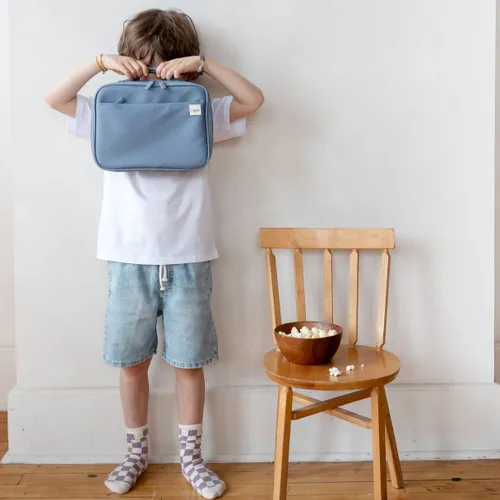 Miniatura 7 de 3 Sprouts Lonchera para niños, niños y niñas, lonchera aislada para niños y niñas, perfecta para la escuela y los viajes, Loncheras para niños y Azul