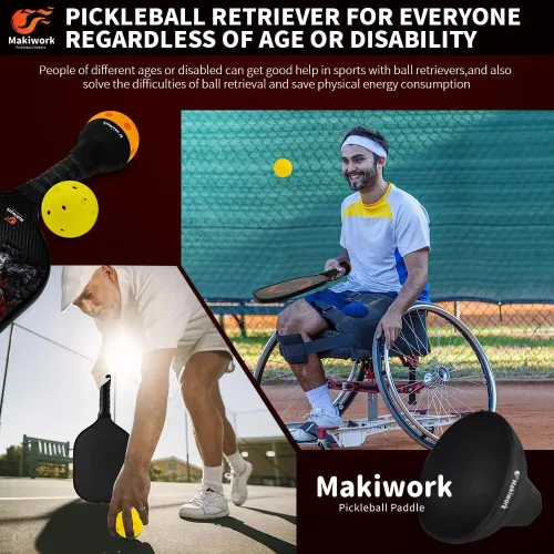 Miniatura 5 de Pickleball Ball Retriever Silicone Pickleball Grabber and Picker