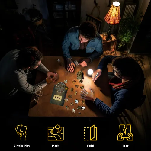 Miniatura 4 de EXIT: Nightfall Manor (con rompecabezas) EXIT: The Game – Un juego de Kosmos Familia-Amigable Experiencia de Escape Room en casa basada