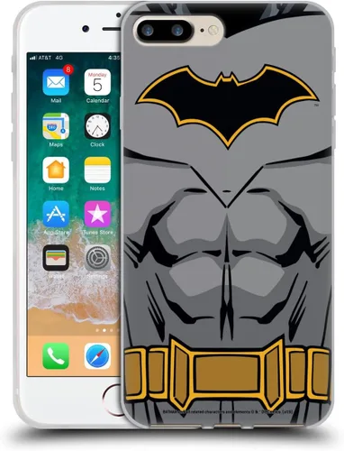 Miniatura 364 de Head Case Designs Funda de gel con licencia oficial de Batman DC Comics Bat Signal Logos [protección de grado militar] compatible con Apple iPhone 7