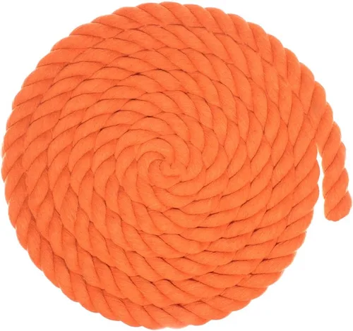 Miniatura 45 de West Coast Paracord - Cuerda de algodón natural trenzada de 3 hebras, 1/4, 1/2, 5/8, 3/4 y 1 pulgada de diámetro, 10, 25, 50, 100 pies Escala