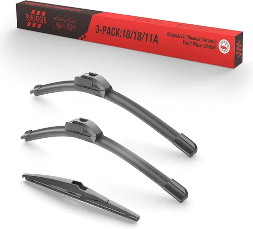 Miniatura 32 de BERG REGEN - Repuesto para limpiaparabrisas de silicona de 16, 14 y 14 pulgadas para Toyota FJ Cruiser 2007-2014, hojas para todo tipo de clima