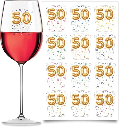 Miniatura 8 de Wine Wear Marcadores de bebidas, 12 unidades, calcomanías adhesivas reutilizables para revelación de género para baby shower (bebé niño)