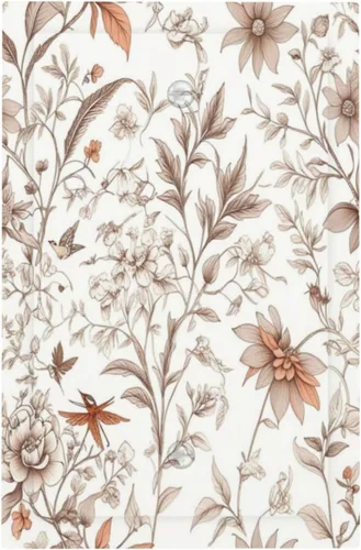 Miniatura 97 de Cubiertas Decorativas para Tomacorrientes Boho Floral Beige Flor y Hoja Botánico 1 Gang Interruptor de Luz Dúplex Placa Cubierta Placas de Boho