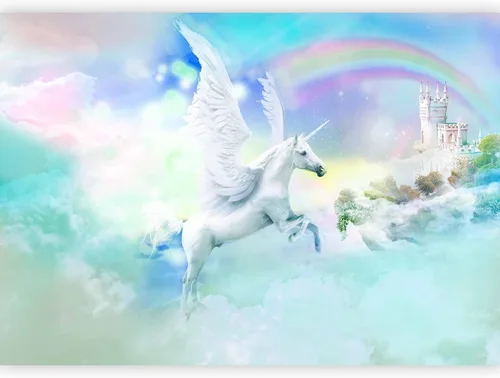 Miniatura 10 de artgeist Mural Pegaso Unicornio 79x55 pulgadas - Papel pintado no tejido de forro polar Decoración de pared Impresión fotográfica Diseño de imagen