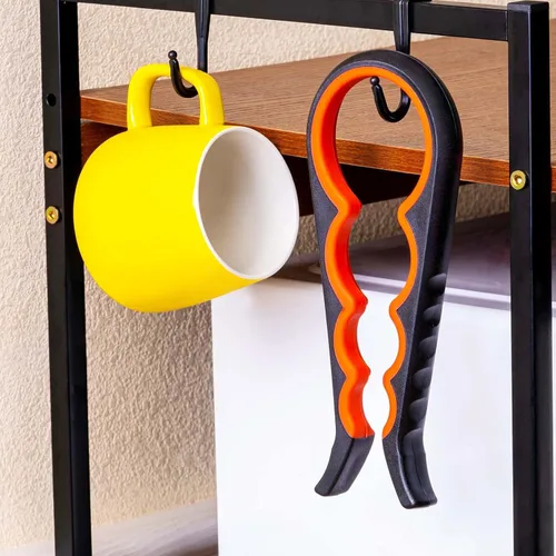 Miniatura 2 de Bloss Abridor de Frascos Abridor de Botellas Agarre de Frascos para Manos Débiles, Personas Mayores con Artritis y Niños, 4 en 1 Herramienta