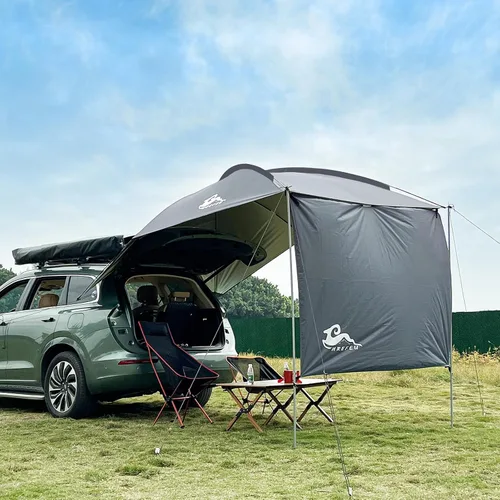 Miniatura 8 de Tienda de campaña para maletero de SUV con toldo, impermeable 3000MM UPF 50+, toldo con sombra para maletero para SUV/furgoneta/MPV/CUV